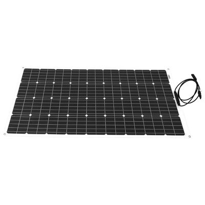 Dobra cena. Semi elastyczny 110W 12V mono panel słoneczny ładowarka złączona z sieci monokrystalowa gięta w Internecie