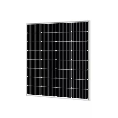 Panel słoneczny ze szkła 100W PERC HJT z 12V lekkim dla przemysłowego systemu słonecznego zdalnego