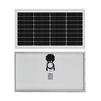 Dobra cena. 60W 65w Mono Czarno-biały, ze szkła, panel słoneczny Pv Moduł Cienkie, ekstremalna temperatura 20v Vmp Dla 12v baterii w Internecie