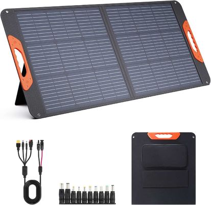 Kompaktny 100W przenośny panel słoneczny 100 Watt 20V Monokrystaliczny składany ładowarka paneli słonecznych