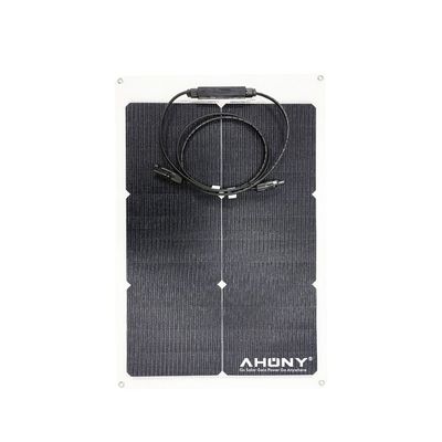 Dobra cena. 50w komórki kontaktowej z tyłu z cienką warstwą elastyczny panel słoneczny zestaw kempingowy z gięciem paneli słonecznych dach namiot solarny RV system słoneczny kempingowy zestaw słoneczny elastyczny fotovoltaiczny cienką warstwą panel słoneczny balkon w Internecie
