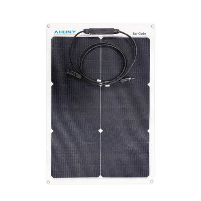 Dobra cena. 50W 12V Elastyczny moduł słoneczny z tylnym kontaktem panel ABC fotowoltaiczny HPBC komórki bez dachu zamrażarka ogrodzenie-panele słoneczne w Internecie