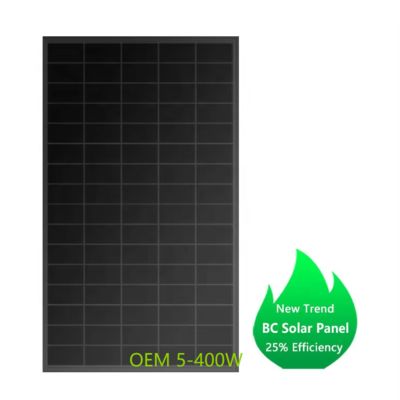 Dobra cena. Factory Wholesale 26% High Efficiency Solar Panels HPBC Pv Module 50W 100W 200W 300W 400W Best Quality Glass Solar Panel for Roof Rv Boat Yacht  w Internecie